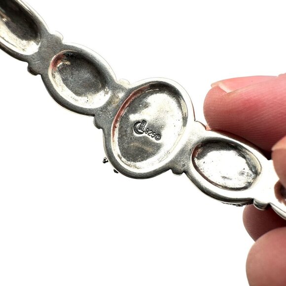 Carolyn Pollack Relios Womens Bracelet Sterling Silver Multi Gemstone Cuff - Picture 3 of 7